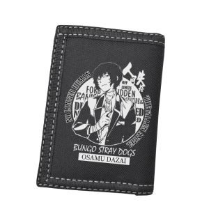 Wallets Fashion Anime Bungou Stray Dogs Short Credit Card Holders Wallet Purse Slim with Coin Pocket