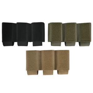 Packar Tactical Triple Magazine Pouch Hook Loop Elastic Insert Mag Bag Kangaroo 556 762 AR15 M4 Hunting Gear Airsoft Accessories