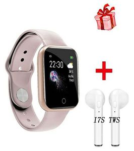 I5 Women Waterproof Smart Watch P70 P68 Smartwatch Bluetooth per Apple iPhone Monitoraggio cardiaco Fitness Tracker D20 Metal Dial1339348