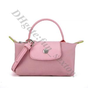 Großhandel Differenz Bolsas Original perforiertes rosa Beutel Sac de jour Farbkreis -Taschen Version des Gurtbrötchens Mini Leichter Knödel kleiner Wählen Sie Schulter 0v68