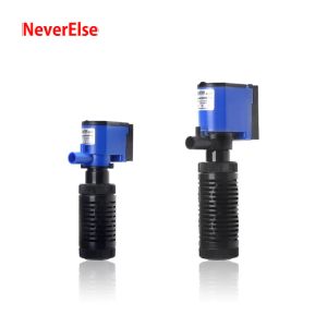 Accessories Aquarium Internal Filter 4w/6w Submersible Pump with Air Hose for Fish Turtle Tank Increase Air Oxygen Filter Sponge Clean Water