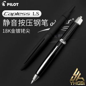 Pens Pilot Pen Fountain Pens Capless LS 18K Gold Nib Mute Pen Stationery Fcls3500RR Stift zum Schreiben