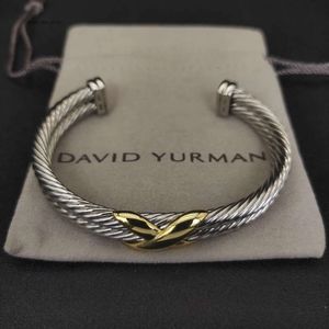 Pulseira de David Yurma Yurma x pulseira para mulheres de alta qualidade Cable Cruz Cruz