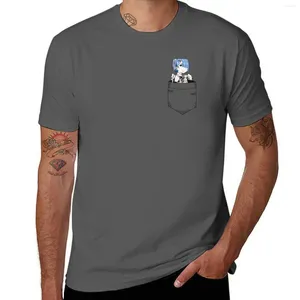 Topcini da uomo Mini T-shirt Pocket Rem T-shirt Plus Taglie T-shirt Sports T-shirts Clothes Clothes Funny