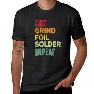 Erkek tank üstleri kesilmiş öğütme folyo lehim tekrar t-shirt hayvan prin için erkekler için hızlı kuruyan yaz üst tişörtleri erkekler