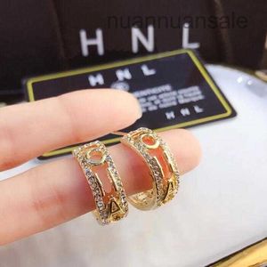Premium Luxury Letter Earrings Charm Fashion Designer Earrings 18k Gold-plated Fine Jewelry Classic Senior Young People Couple Family Christmas Gift brincos