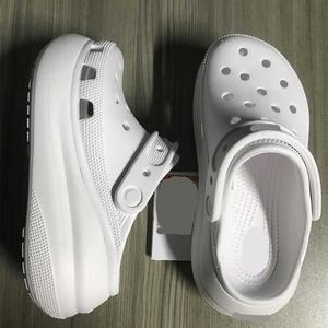 Karochi Crosc Summer Hole Shoes With Bubble Thick Sole Round Head Versatile Waterproof and Anti Slip High Quality