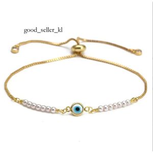 Gold Evil Blue Eye Armbänder Glück türkische Augen Charme Armband für Frauen Mädchen Strand Schmuckparty Geschenk 10 Stile Großhandel 965