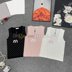 Luxury Letter Embroidered Tanks Top Women U Neck Vest Quick Drying Sleeveless Sport Vests