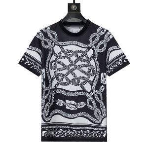 Spring and summer new men's best-selling clothing fashion letter pattern printed short sleeve casual sports loose T-shirt pure cotton street hip hop trend clothes Y4