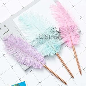 Schreiben von Feather Ballpoint Schüler Großhandel Wunderschöner Ball Point Federn Pens Office School Lieferungen Schreibweichstift Multi Colors Th0843 s