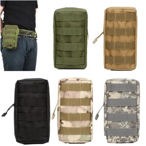 Bags Outdoor Tactical Molle Pouch Waterproof Nylon Multi Purpose Army Small Tactical Pack Universal Hunting Camping Bag Outdoor Equip