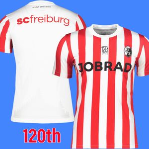 23 24 GRIFO SC Freiburg Soccer Jerseys 120 anos Kyereh Weisshaupt Ginter Keitel 2023 2024 Gregoritsch Holer Kubler Eggstein Fan versão Jersey Futebol Shirts