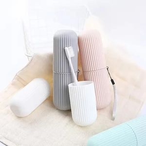 new Travel Portable Toothbrush Toothpaste Holder Storage Case Box Organizer Household Storage Cup Outdoor Holder Bathroom Toiletries for for