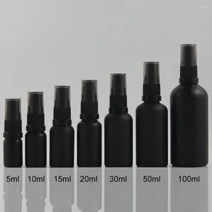 Storage Bottles Large Size 100ml Essential Oil Spray Bottle Glass With Pump For Daily Water