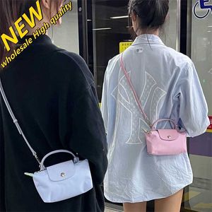 Luxury Crossbody Difference Wholesale Original Perforated Bag Color Toatetry Version av Strap Mini Light Dumpling Small Select Shoulder Women Wallet Purse 9zis