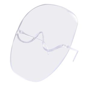 Utökad PC transparent fullt ansiktsskyddsutrymme Mask Plastis Ridning Vue Shield4895041
