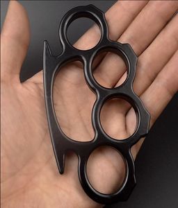 2pcs Gümüş ve Siyah İnce Çelik Pirinç Knuckle Dusters Kendini Savunma Kişisel Güvenlik Kadınlar039S ve MEN039S Selfefense Pen9498874