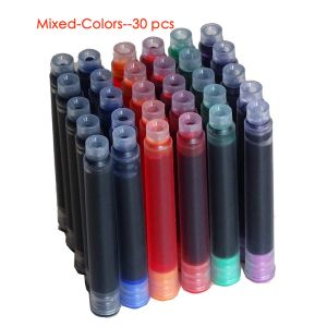 Długopisy 30pcs Jinhao Fontanna Pen Cytidgy Klasyczne Klasyczne czarne / niebieskie / mieszane kolor standardowy rozmiar dla Jinhao Duke Baoer Fufin Pen itc