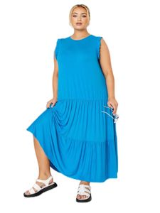 Плюс размер летние рукавов элегантное платье для халата Женщины флэш -танк с помощью рукава Большой повседневной макси. 5xl 6xl 240417