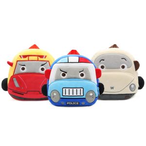 Bolsas de estéreo Cartoon Car Móia menina menina de 24 anos de jardim de infância da bolsa da escola Backpack Kids Backpack Backpack