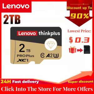 Cartões Lenovo 2TB Card de memória 1TB A2 U3 Class10 Card SD 512GB 256GB 128GB TF CARTA FLASH 64GB PARA NINTENDO PHELEM PS4 PS5 Game