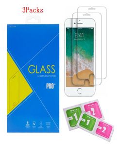 3 Packs Tempered Glass Screen Protector for iPhone 14 13 12 11 Pro Max XS XR 7 8 Plus With Retail Package6097939
