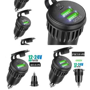 Новое USB -мотоциклетное зарядное устройство тип C Honda Quick Charger Adapter для