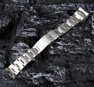 Orologi fasci di alta qualità 316L Vine Watchband Cint Men039S 20mm Assicurazione in acciaio inossidabile in acciaio argento Filla di distribuzione per 395M2927720