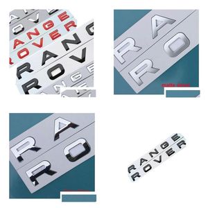 Car Stickers Styling Trunk Logo Emblem Badge Sticker Er For Range R Sport Evoque Drop Delivery Automobiles Motorcycles Exterior Access Dhecm