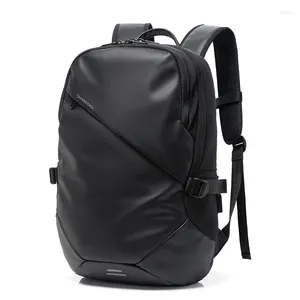 Backpack Men's Waterproof Fabric With USB Charging Port 15.6 Laptop Storage Casual Fashion Multifunctional Student Bag