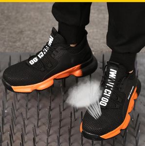 Safety PunctureProof Boots Fashion Indestructible Footwear Breathable Wrok Shoes Men New Work Sneakers Steel Security 2010199770397