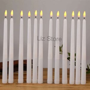 Taper Flameless Flickering Battery LED Operated Stick Candle Lamp Hallowmas Christmas Birthday Party Decoration Candles Th0628 s