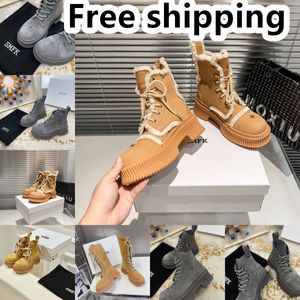 Designer Boots popular Trendy Women Short Booties Ankle Boot Luxury Soles Womens Heel size 35-40 Desert SMFK GAI