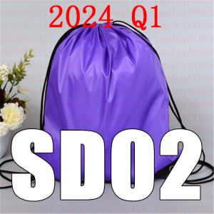 Bolsas mais recentes 2024 Q1 SD 02 Bolsa de cordão SD02 Belsão Sapatos de mochila à prova d'água Roupas de ioga Running Fitness Travel Bag Bag