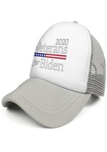 VeteransforjoeBaiden2020 Prezydent Męsów i kobiety ciężarówki Cap Ball Cool Customeded Mesh Hats9284247