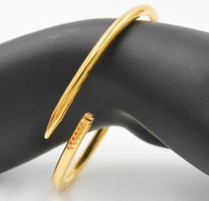 Toppkvalitetsmärke manschettarmbandbanglar med stenguld noll armband rostfritt stål armband smycken9774633