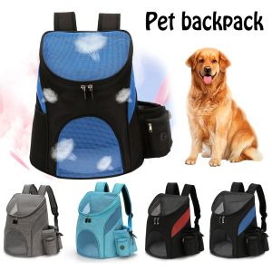Backpacks 2023 New Pet Carrier Backpack for Dogs and Cats Puppies Fully Ventilated Mesh for Travel Hiking Walking & Outdoor Use Portable