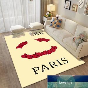 Luxury Fashion Living Room Carpet Big Brand Sofa Coffee Table Blanket Crystal Velvet Mat Bedroom Large Size Full-Covered Stain-Resistant Mats