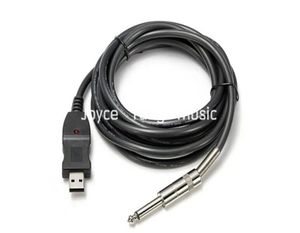 Black 10ft Electric Guitar Link Link Adapter Kabel do komputera dla PCMAC3957518