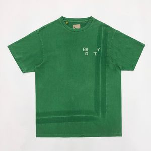 Falectoin 24SS La Vintage Logo Painted Tee Boxy Fit Dye GD Dept Thirt