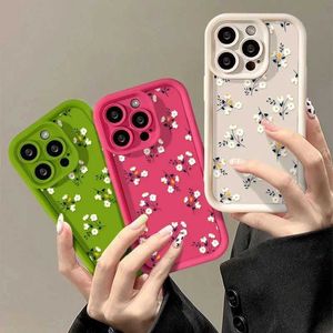 Mobiltelefonfodral Floral Flower Phone Case för iPhone 15 14 Pro Max Case iPhone 11 12 13 Pro Max XS XR X 7 8 Plus SE SUCKSPROats