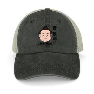 Berets Sumo Takakeisho Rikishi Cowboy Hat Sunscreen Custom Anime Snap Back Women's Golf Clothing Men's