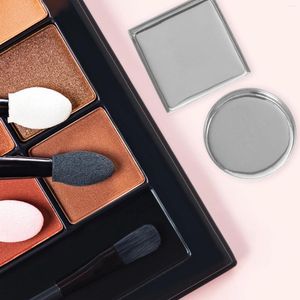 Storage Bottles Aluminum Plate Empty Blusher Pan Round Metal Eyeshadow DIY Palette Accessory Square For Shadows