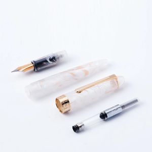 Penne colorate convertitore di resina Lorelei Riempimento Penna Funga Golden Clip Fine Nib 0,38 mm EF EF Contro Box Office regalo