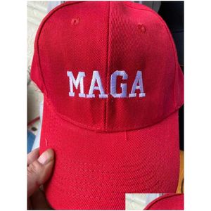 Party Hats Maga broderi Hat Trump 2024 Baseball Cap Make America Again 0913 Drop Delivery Home Garden Festive Supplies DHM1C