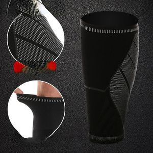 1 Packkomprimeringskalv ärmar Basketboll volleyboll Men support kalv elastiska cykel leggings som kör fotbollssportvakt