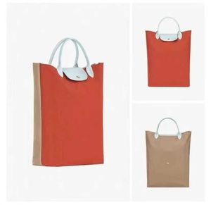 Clearance Handbag Retail Wholesale wallets sacoche bolso High-quality Vertical Nylon Color-blocking Tote Splicing Bag for Dumpling Womenre-play Three-color 74JM