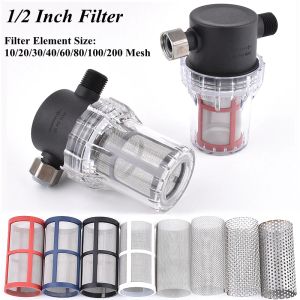 Aquecimento aquecimento de 1/2 polegada de jardim filtro filtro aquário tanque de peixes fios masculinos para feminino feminina Impureza PREFILTOR DOMENTE DOME