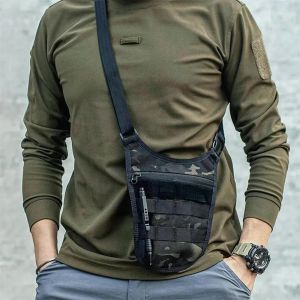 Packs Outdoor Tactical Umhängetasche Campingreisen Anti -Diebstahl Unterarm Hidden Wallet Agent Cross Body Bag Hunting Accesso